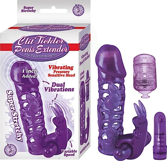 Clit Tickler Penis Extender Vibrating Sleeve