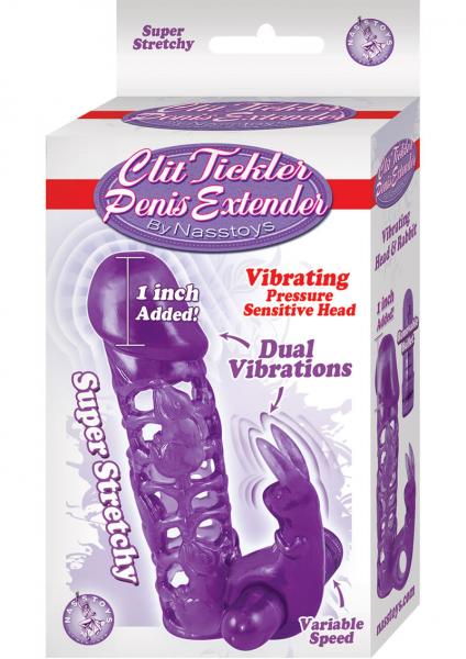 Clit Tickler Penis Extender Vibrating Sleeve