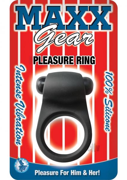 Maxx Gear Pleasure Vibrating Ring Black