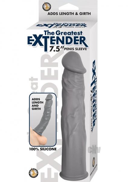 The Great Extender 7.5in Penis Sleeve Silicone