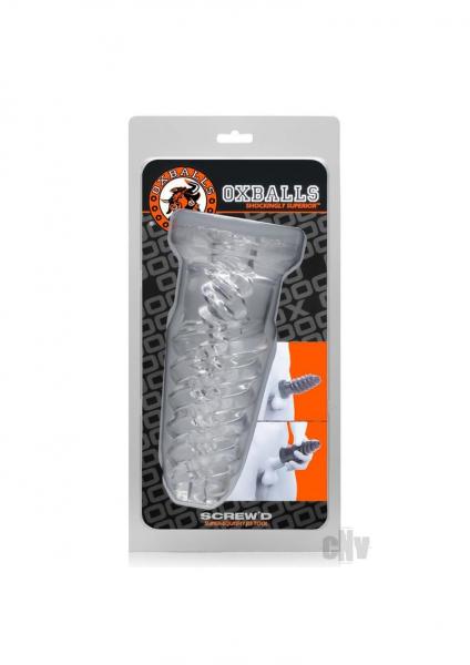 Oxballs Screwed Super Squish Corkscrew Clear