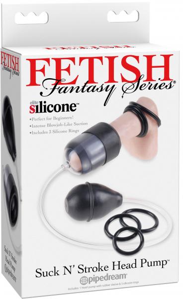 Fetish Fantasy Suck N Stroke Head Pump Black