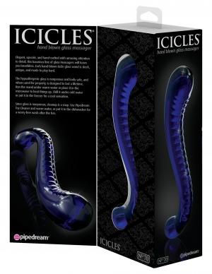 Icicles No 70 Purple G-Spot Glass Massager