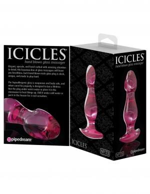 Icicles No 73 Pink Glass Massager