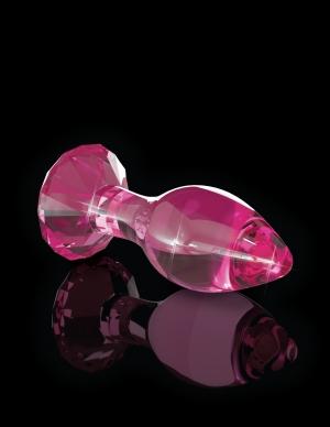 Icicles No 79 Pink Glass Massager Gem End