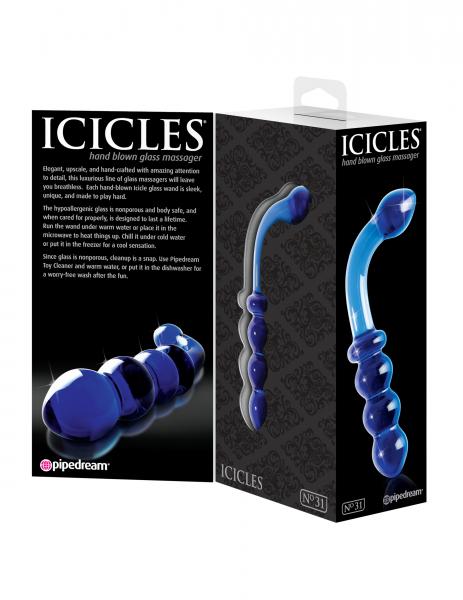 Icicles No.31 Hand Blown Glass Massager