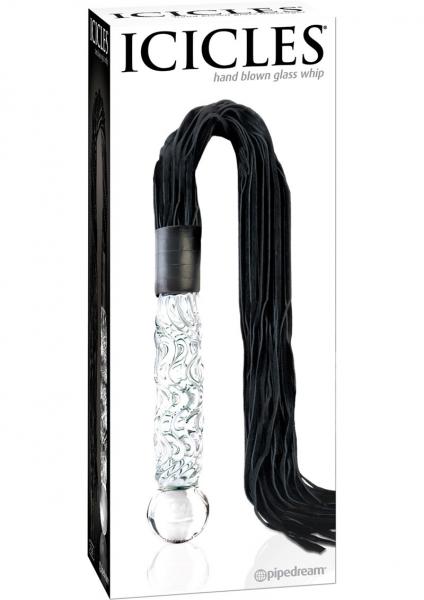 Icicles No 38 Glass Handle Cat O Nine Tails Whip