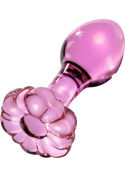 Icicles No 48 Glass Butt Plug Pink