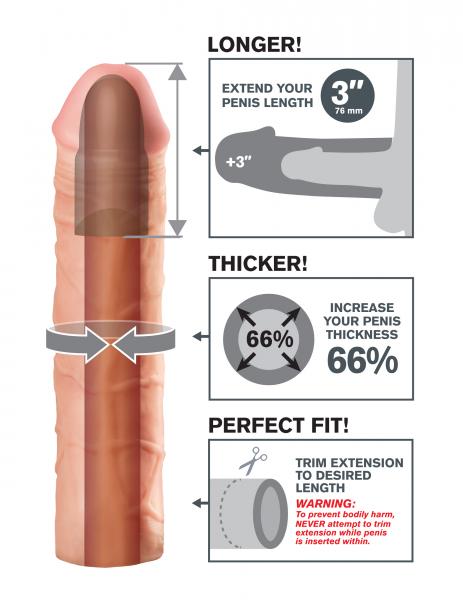 Mega 3 inches Penis Extension