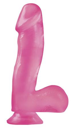 Basix 6.5 inches Dong with Balls & Suction Cup