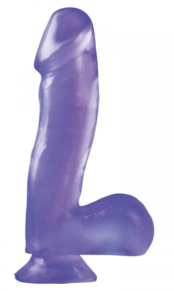 Basix 6.5 inches Dong with Balls & Suction Cup