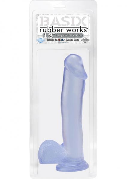 Basix Rubber Works 12 inches Dong Suction Cup