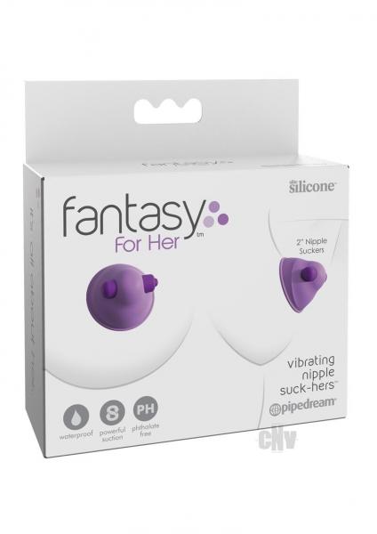 Fantasy For Her Vibrating Nipple Suck-Hers Purple