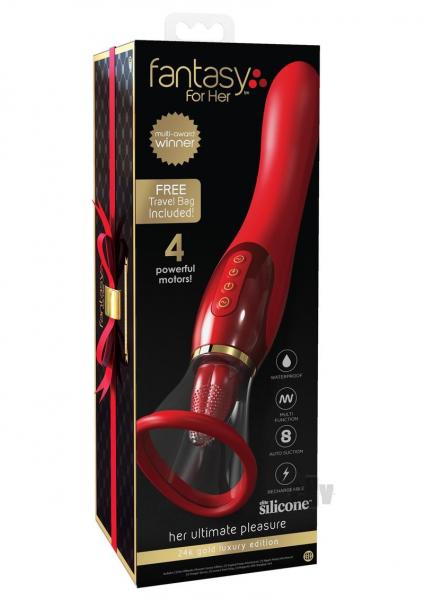 Fantasy For Her Ultimate Pleasure 24K Gold Red