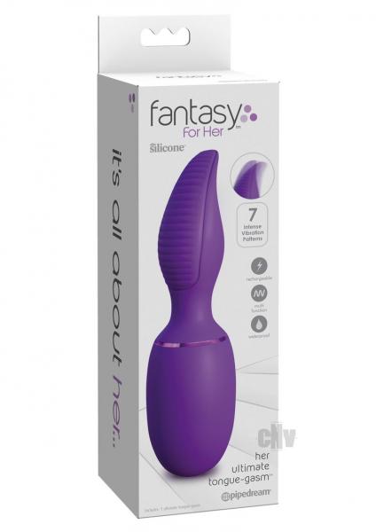 Fantasy For Her Ultimate Tongue-Gasm Vibrator Purple