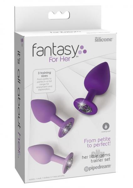 Fantasy For Her Little Gems Anal Trainer Set Purple