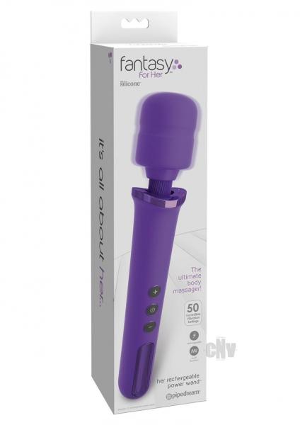 Fantasy For Her Rechargeable Power Wand Purple