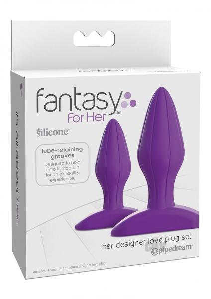 Fantasy For Her Designer Love Plug Set Purple