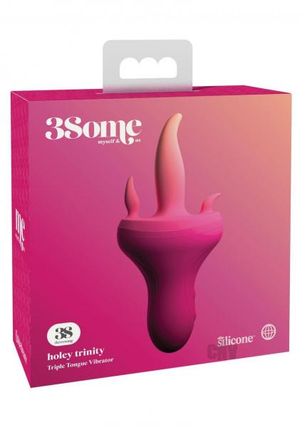 3Some Holey Trinity Triple Tongue Vibrator