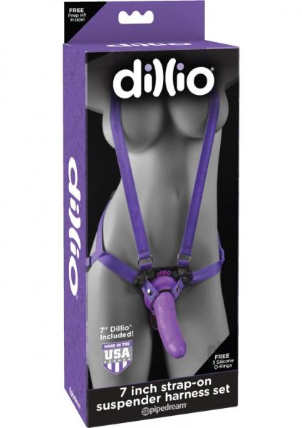 Dillio 7 inches Strap On Suspender Harness Set