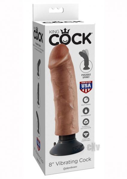 King Cock 8in Vibrating Cock