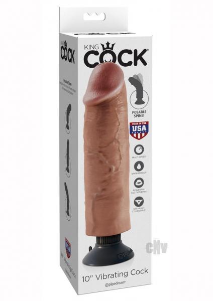 King Cock 10in Vibrating Cock