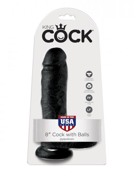 King Cock 8 Inches Cock with Balls