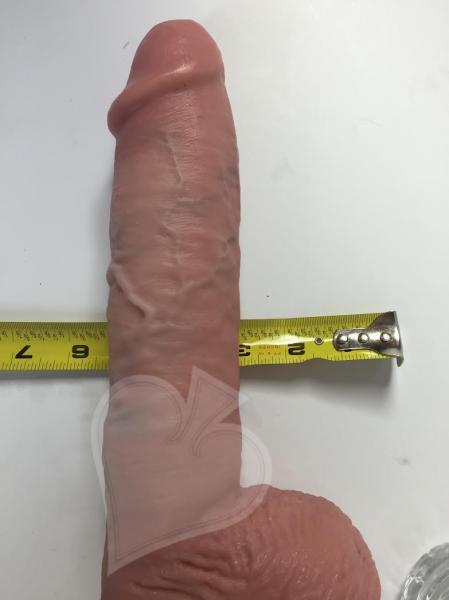 King Cock 10 Inch Suction Cup Dildo w/Balls