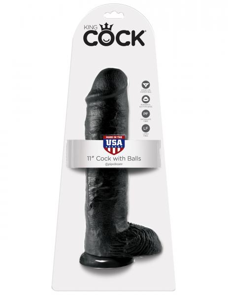 King Cock 11'' Cock - Black