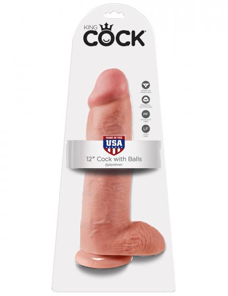 King Cock 12 Inches Cock with Balls