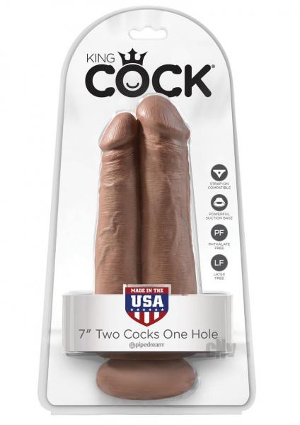 King Cock 7in Two Cocks One Hole