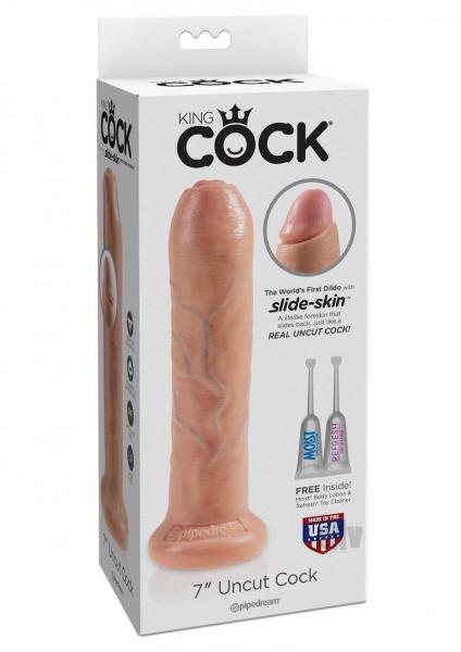 King Cock 7 inches Uncut Dildo