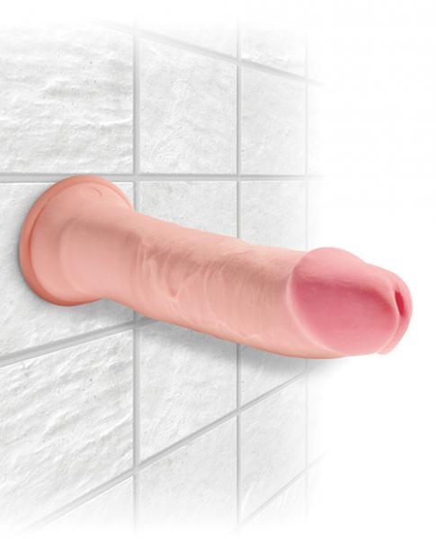 King Cock Triple Density 9 inches Cock, Balls Beige