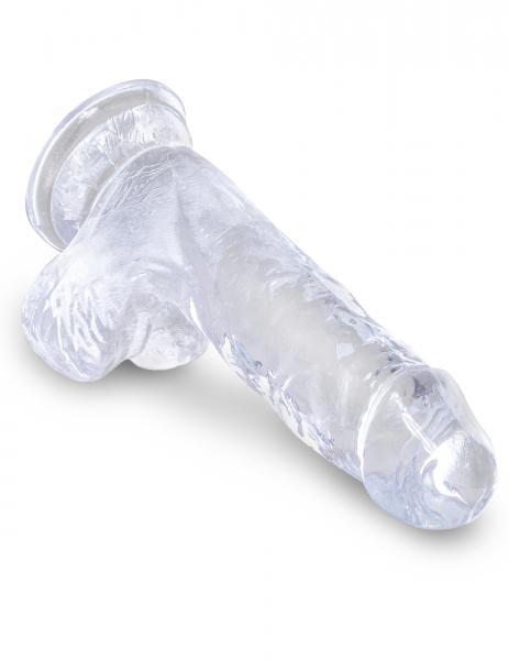 King Cock Clear 5 inches Cock with Balls