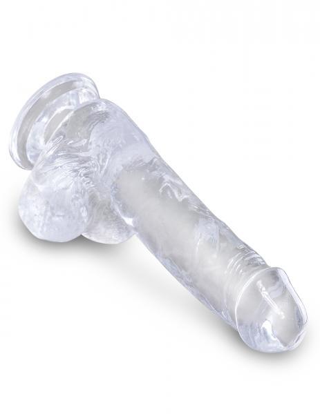 King Cock Clear 6 inches Cock with Balls