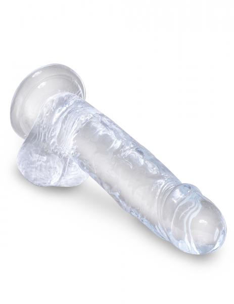 King Cock Clear 7 inches Cock with Balls