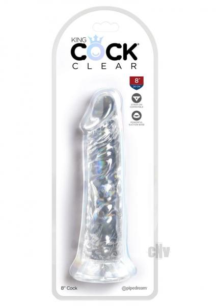 King Cock Clear 8 Inches Cock Suction Cup Base