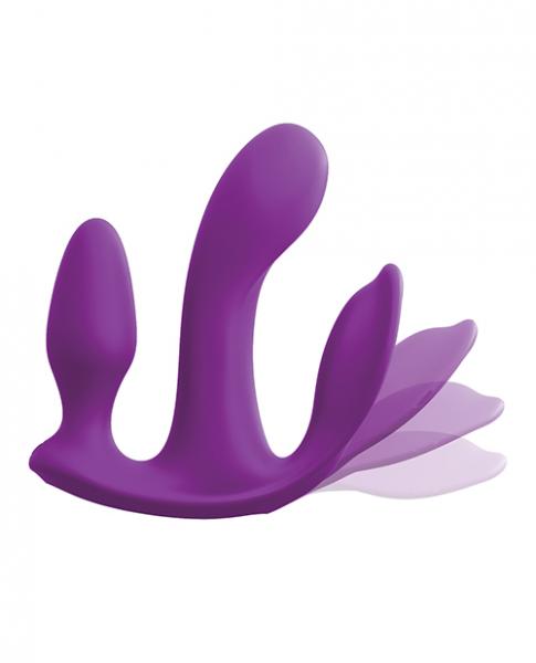 3Some Total Ecstasy Silicone Vibrator Purple