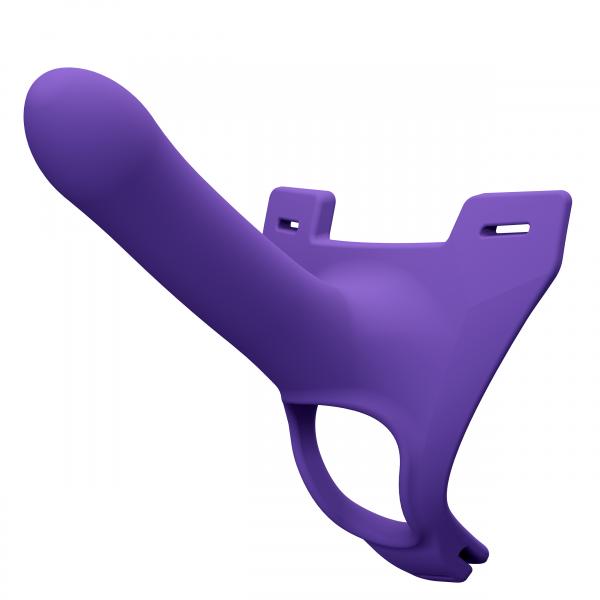 Zoro 5.5 inches Strap On S/M And L/XL Purple