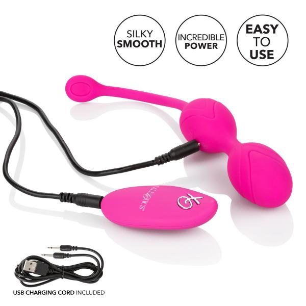 Remote Dual Motor Kegel System Pink