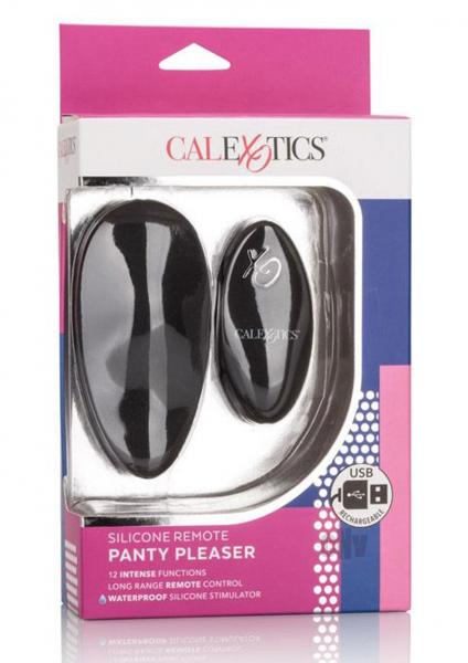 Silicone Remote Panty Pleaser Black