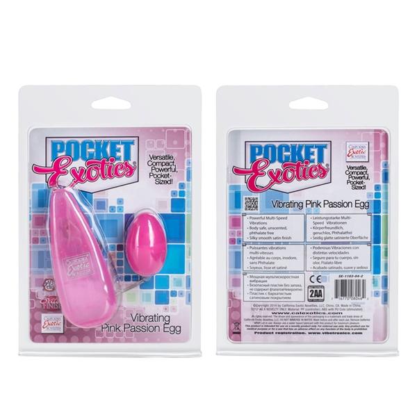 Pocket Exotics Pink Passion Egg Vibrator