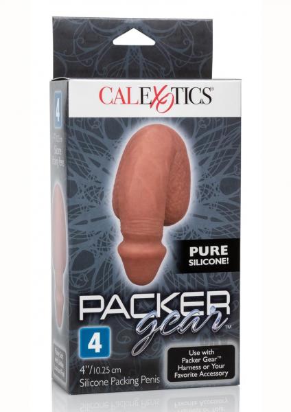 Packer Gear 4 inches Silicone Packing Penis Brown