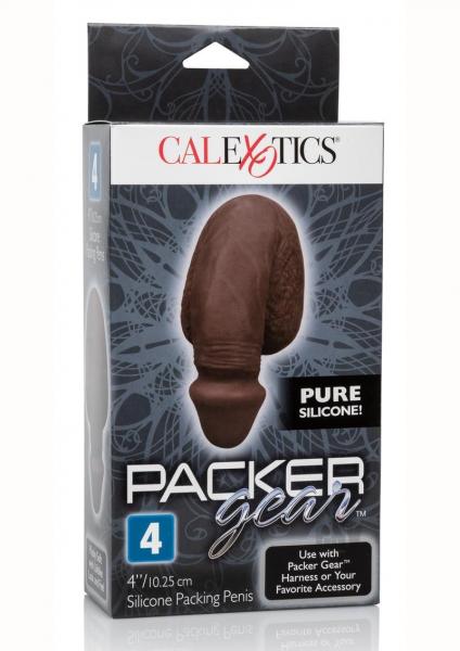 Packer Gear Black Packing Penis 4in Silicone