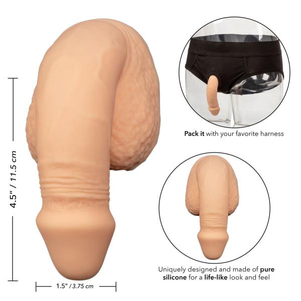 Packer Gear 5 inches Silicone Packing Penis Beige