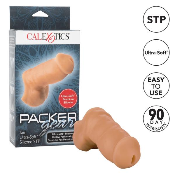 Packer Gear Ultra Soft Beige Stand To Pee Beige Hollow Packer