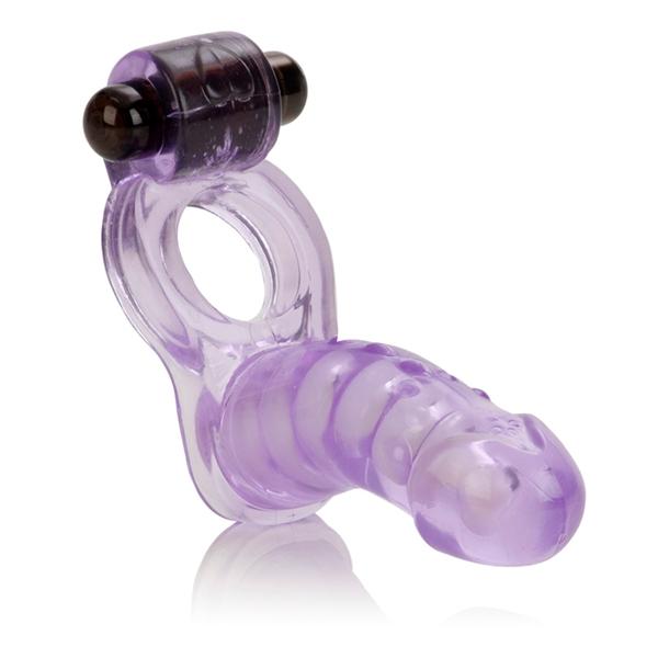 Double Diver Dual Penetration Vibrating Cock Ring