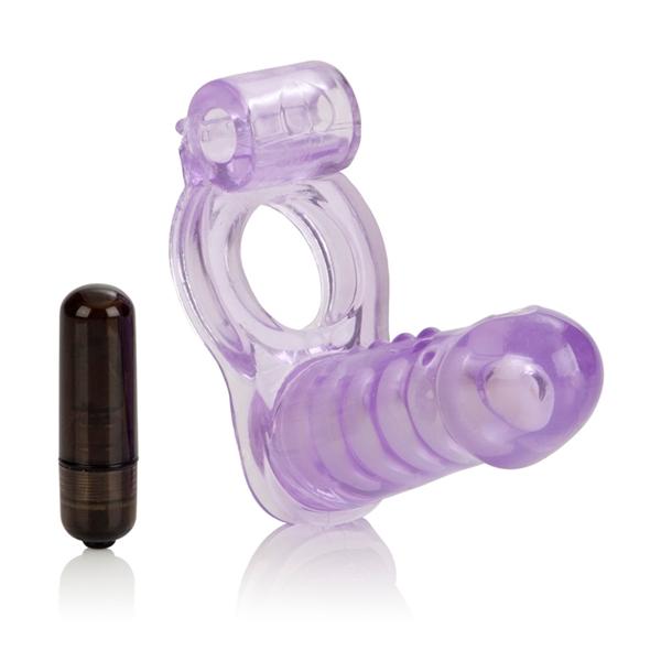 Double Diver Dual Penetration Vibrating Cock Ring