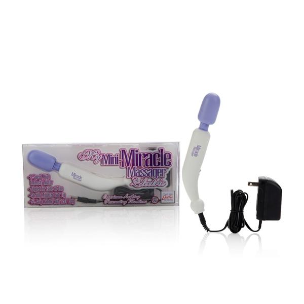 My Mini Miracle Massager Electric 2 Speed 120 Volt 8'' - White/Purple