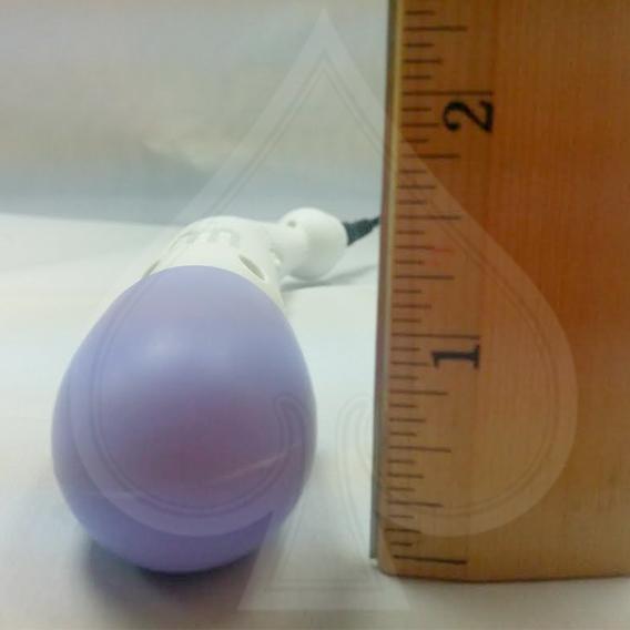 My Mini Miracle Massager Electric 2 Speed 120 Volt 8'' - White/Purple